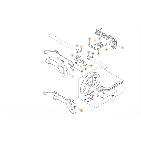 STIHL  Rękojeść manipulacyjna 4867 790 1330